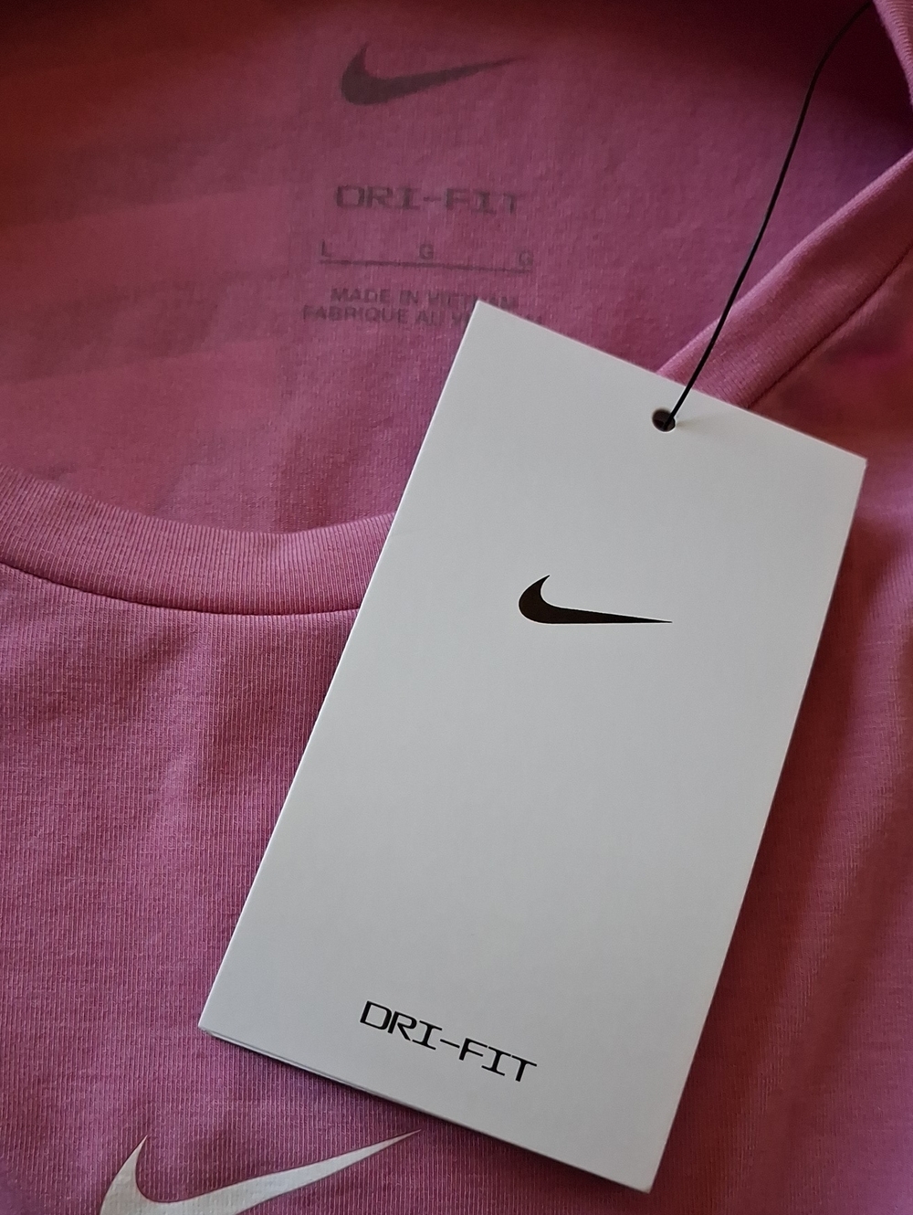 Girls Pink Nike Pro Dri-Fit Tank (NWT) - Picture 4 of 4